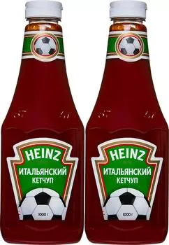 Кетчуп Heinz Итальянский 1кг (упаковка 2 шт.)