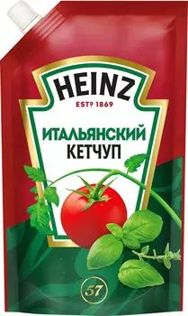Кетчуп Heinz Итальянский 320г - Vprok.ru Перекрёсток