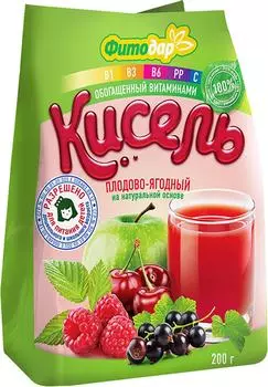 Кисель Фитодар плодово-ягодный 200г