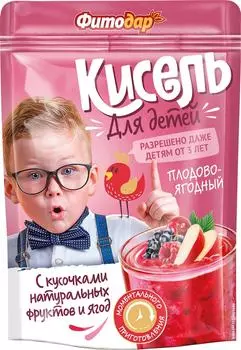 Кисель Фитодар плодово-ягодный детский 150г