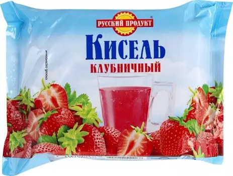 Кисель Русский Продукт Клубничный 190г. Закажите онлайн!