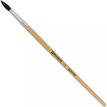 Кисть Brauberg беличья круглая №5