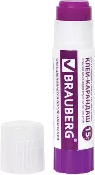 Клей-карандаш Brauberg 15г