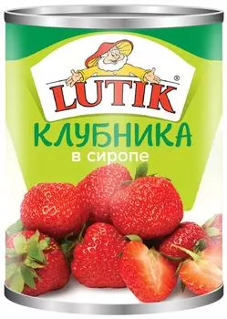 Клубника Lutik в сиропе 410г - Vprok.ru Перекрёсток