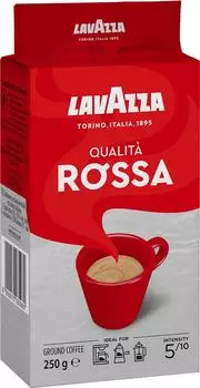 Кофе молотый Lavazza Qualita Rossa 250гс доставкой!