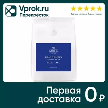 Кофе молотый Mola Cofee Cran arabica 200гс доставкой!