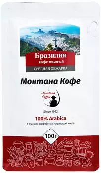 Кофе молотый Монтана Кофе Бразилия 100% 100г