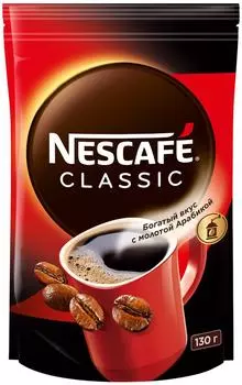 Кофе молотый в растворимом Nescafe Classic 130г