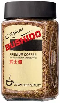 Кофе растворимый Bushido Original 100г