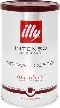 Кофе растворимый illy с добавлением молотого 95г