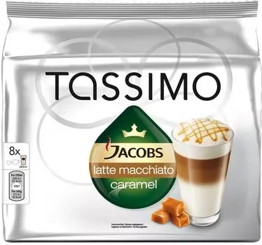 Кофе Tassimo Latte Macchiato Caramel Т-диски 8шт