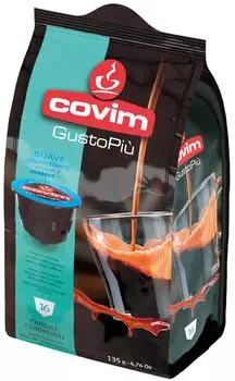 Кофе в капсулах Covim Gusto Suave Decafeinato 16шт