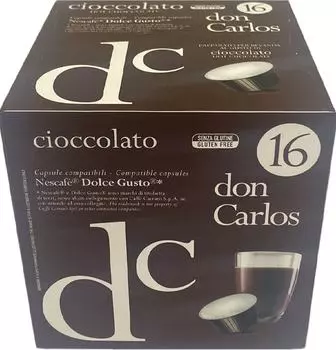 Кофе в капсулах Don Carlos Cioccolato 16штс доставкой!