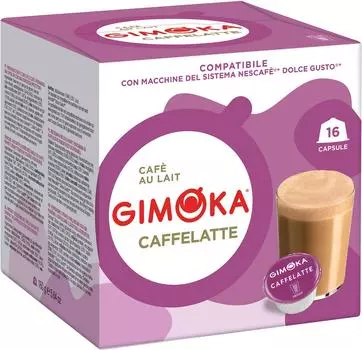 Кофе в капсулах Gimoka Dolce Gusto Caffelatte 16шт