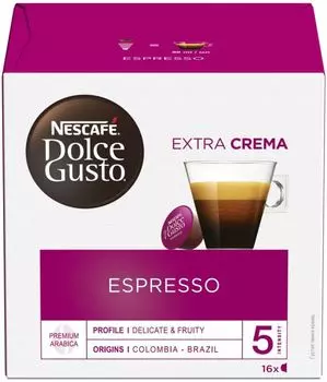 Кофе в капсулах Nescafe Dolce Gusto Espresso 16шт