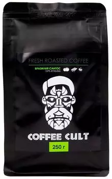 Кофе в зернах Фабрика здоровых продуктов Бразилия Сантос 250г