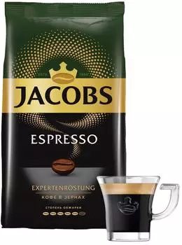 Кофе в зернах Jacobs Espresso 1кг - Vprok.ru Перекрёсток