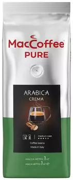 Кофе в зернах MacCoffee Pure Arabica Crema 1кг