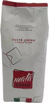 Кофе в зернах Mata Caffe Gusto Crema 1кг