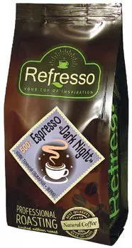 Кофе в зернах Refresso Espresso Dark Night 500г