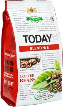 Кофе в зернах Today Blend №8 200г