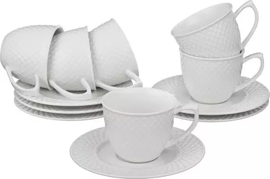 Кофейный набор Lefard Диаманд 90мл 12 предметов