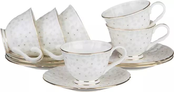 Кофейный набор Lefard Вивьен на 6 персон 12шт