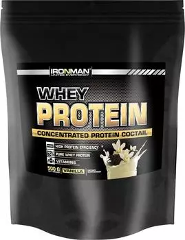 Коктейль протеиновый IronMan Whey Protein Ваниль 500г