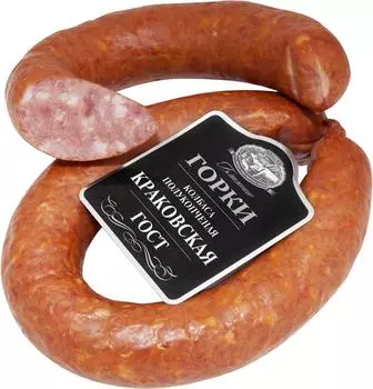 Колбаса Ближние горки Краковская ГОСТ полукопченая 400г