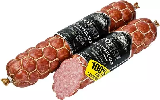 Колбаса Ближние горки Кремлевская варено-копченая