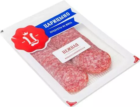 Колбаса Царицыно Нежная сырокопченая 80г