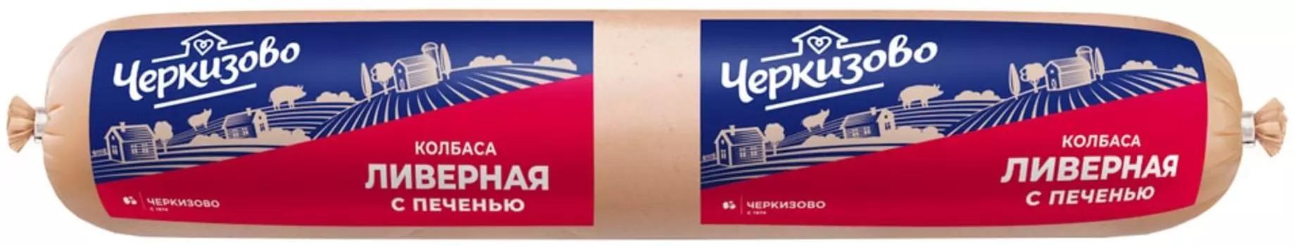 Колбаса Черкизово Ливерная с печенью 400гс доставкой!