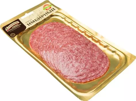 Колбаса Егорьевская Сервелат Имбирный сырокопченый 150г