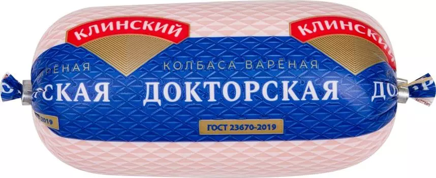 Колбаса Клинский Докторская 400г - Vprok.ru Перекрёсток