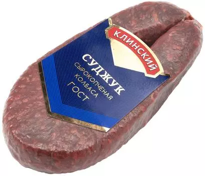 Колбаса Клинский Суджук сырокопченая 0.1-0.3кг