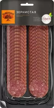 Колбаса Малаховский Зернистая сырокопченая 100г