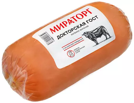 Колбаса Мираторг Докторская 480г