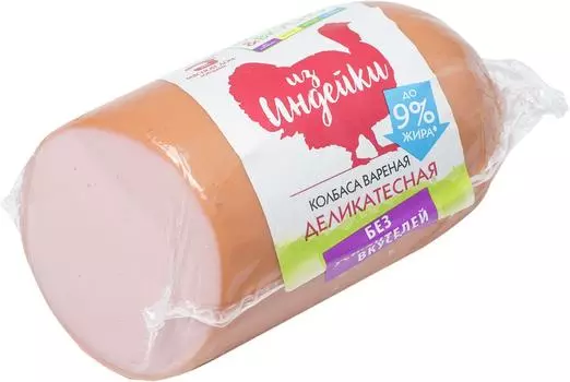 Колбаса Мясной дом Бородина Деликатесная вареная 400г