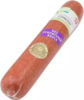 Колбаса Мясной дом Бородина Сервелат варено-копченый 0.7-0.9кг