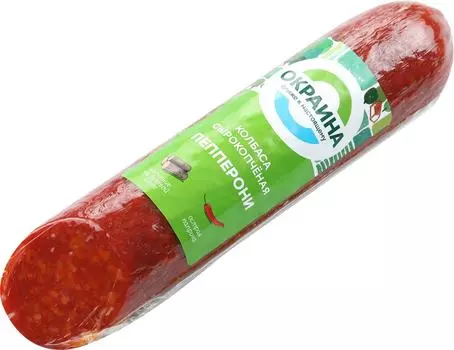 Колбаса Окраина Пепперони сырокопченая 0.1-0.3кг