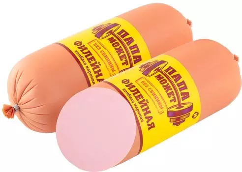 Колбаса Папа может Филейная вареная 500гс доставкой!