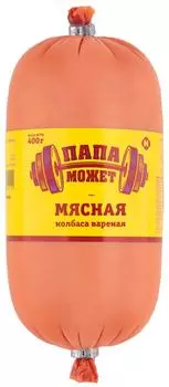 Колбаса Папа может Мясная вареная 400г