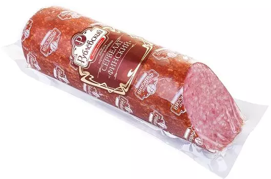 Колбаса Рублевский Финский сервелат варено-копченый 350г