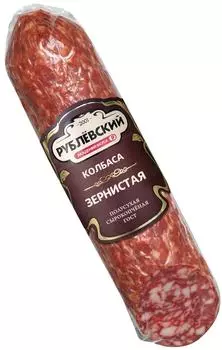 Колбаса Рублевский Зернистая сырокопченая полусухая