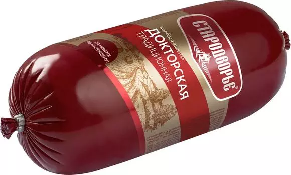 Колбаса Стародворье Докторская Традиционная вареная 500г