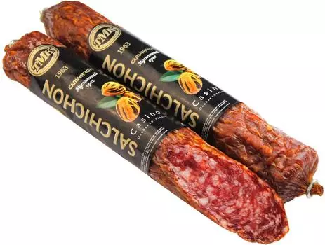 Колбаса Тульский МК Сальчичон сырокопченая полусухая 1кг