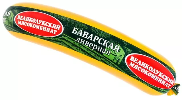 Колбаса Великолукский МК Ливерная Баварская 330г