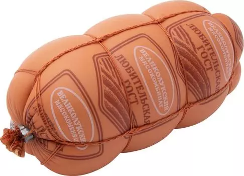 Колбаса Великолукский МК Любительская ГОСТ вареная 500г