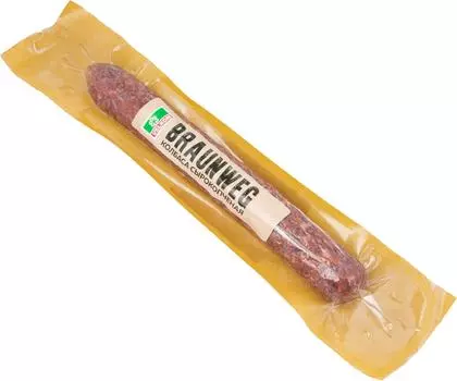 Колбаса Велком Braunweg сырокопченая полусухая 165г