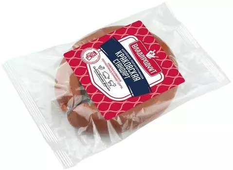 Колбаса Владпродукт Краковская стандарт полукопченая 350г